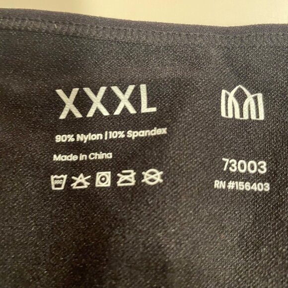 Shapermint Empetua Open Bust Brief Bodysuit Shapewear Black Sz 3XL 73003 - Picture 5 of 6